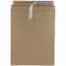 JAM Paper 9.75" x 12.25" Brown Kraft Flat Photo Mailer Peel & Seal Closure Envelopes, 6ct.